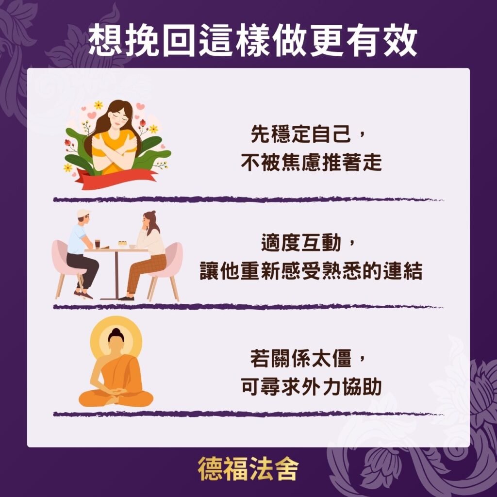 想挽回這樣做更有效